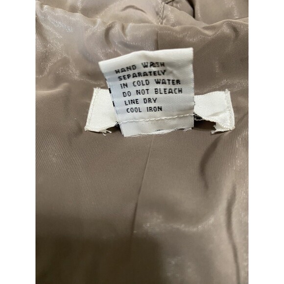 Raincoat Dorman Fashions Hooded Plaid Sz M Zip Snap Closure Pockets Stripes Read - Picture 12 of 13